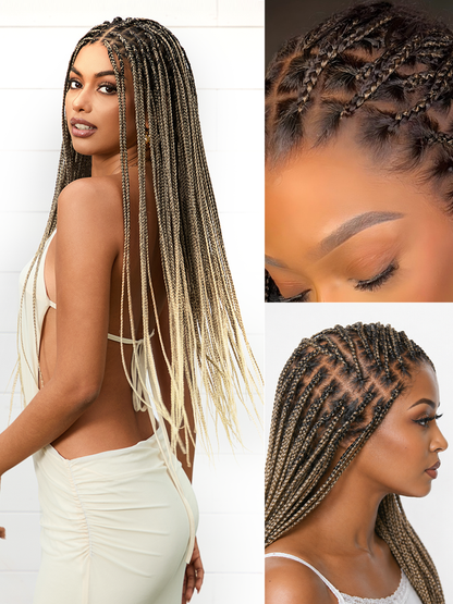 🔥Last Day: 58% Off🔥 Salon Braids HD Lace Knotless Wig ✨