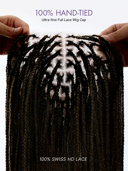 🔥Last Day: 58% Off🔥 Salon Braids HD Lace Knotless Wig ✨