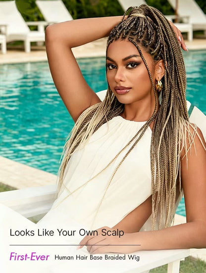🔥Last Day: 58% Off🔥 Salon Braids HD Lace Knotless Wig ✨